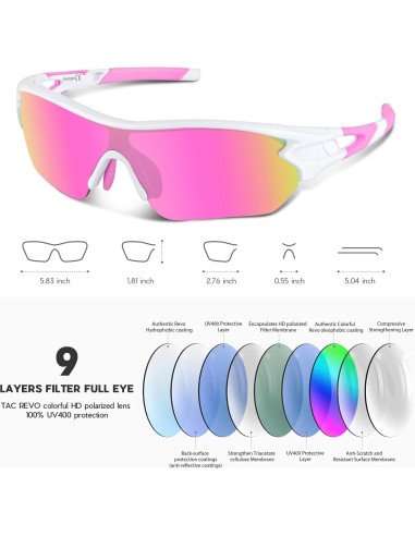 Gafas de sol BEACOOL polarizadas para deportes y actividades