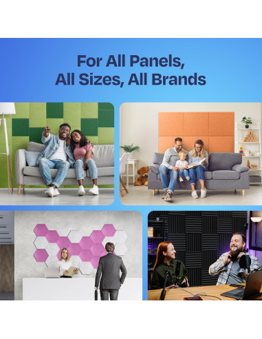 Cinta Doble Cara Ekkogo 92-Pack Autoadhesiva 12x5.7 cm