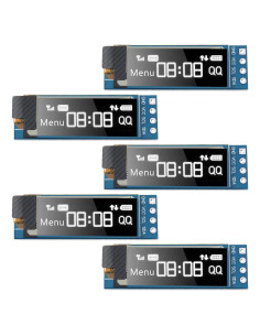 Módulo de Pantalla OLED I2C Frienda 0.91" 5 Piezas Blanco