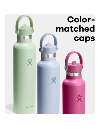Botella de Agua Hydro Flask 24 Oz Acero Inoxidable Coco