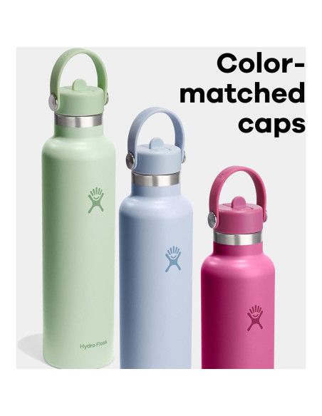 Botella de Agua Hydro Flask 24 Oz Acero Inoxidable Coco