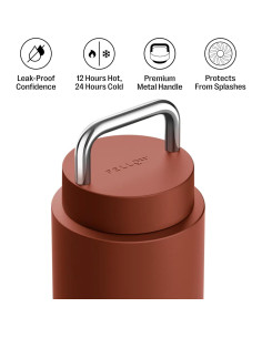 Botella de Agua Fellow Carter Carry 32 oz Sienna - Acero Inoxidable Aislado 2