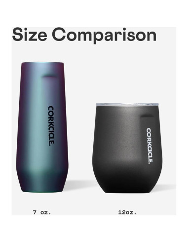 Copa de Vino Sin Tallo Corkcicle 12 oz Aislada C3PO