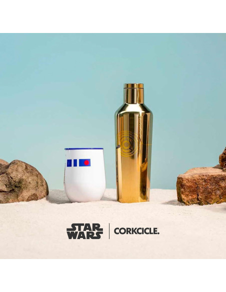 Copa de Vino Sin Tallo Corkcicle 12 oz Aislada C3PO