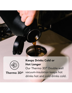 Growler Aislado MiiR 64oz Acero Inoxidable Térmico Negro 2
