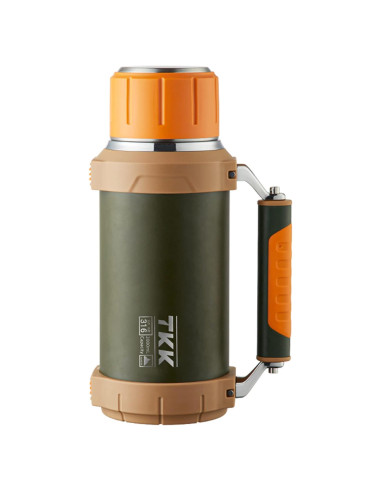 Botella Aislada TKK de Acero Inoxidable 1.8L Naranja