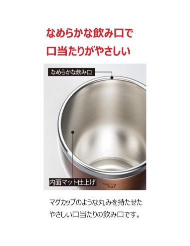 Taza de Acero Inoxidable Zojirushi SX-DN60-AC 600 ml Azul Claro