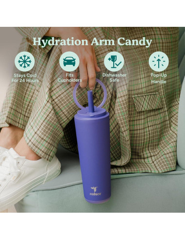 Taza de Acero Inoxidable REDUCE Halo 24 oz Aislamiento Frío
