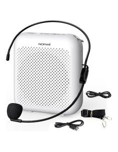 Amplificador de Voz Portátil Norwii S358 2000mAh Blanco