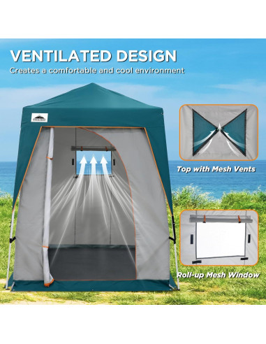 Tienda de Privacidad EAGLE PEAK 5x5 Pop Up para Camping y Ducha