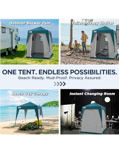 Tienda de Privacidad EAGLE PEAK 5x5 Pop Up para Camping y Ducha