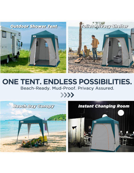 Tienda de Privacidad EAGLE PEAK 5x5 Pop Up para Camping y Ducha