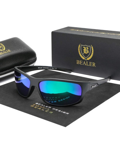 Gafas de sol deportivas BEALER TR90 polarizadas 62mm