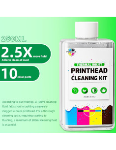 Kit de limpieza de cabezales de impresión Poschink 250ml 2