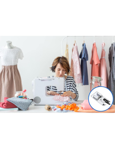 Pie Prensatela de Sobrehilado TISEKER para Máquinas de Coser
