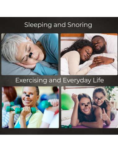 Tiras Nasales YeeHoo para Ronquidos - 30 Unidades - Fuerza Extra