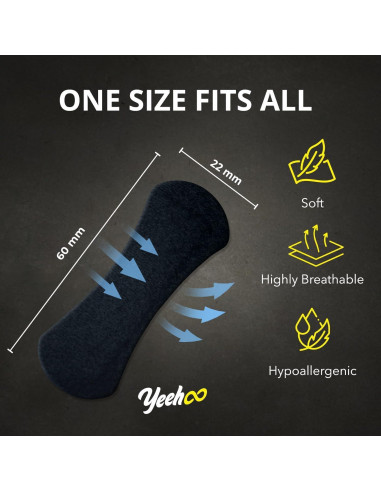 Tiras Nasales YeeHoo para Ronquidos - 30 Unidades - Fuerza Extra