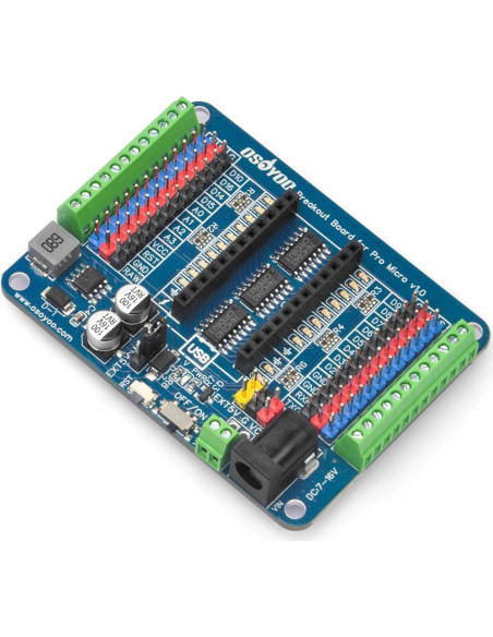 Placa de Expansión OSOYOO Pro Micro - GPIO, 5V/2A, 72x54mm