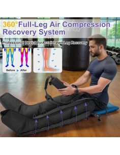 Masajeador de Piernas Inalámbrico Voinnokal - Terapia de Compresión 2