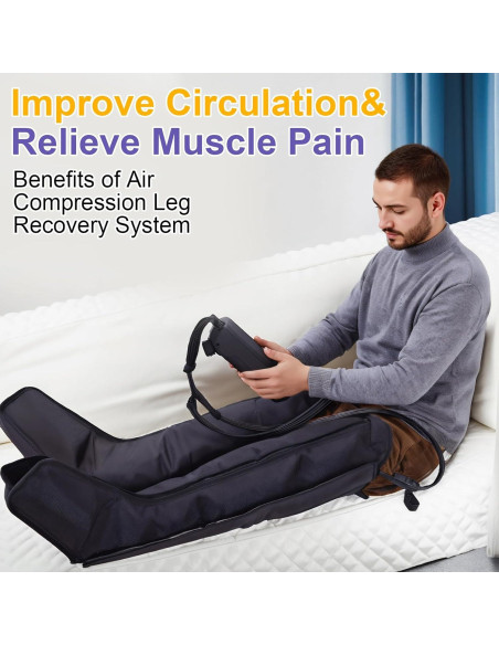 Masajeador de Piernas Inalámbrico Voinnokal - Terapia de Compresión