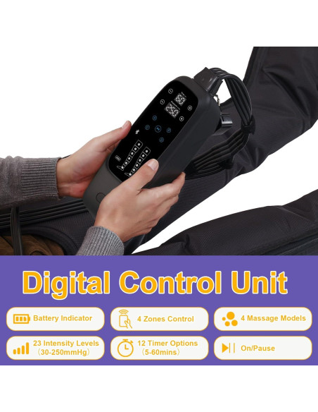 Masajeador de Piernas Inalámbrico Voinnokal - Terapia de Compresión