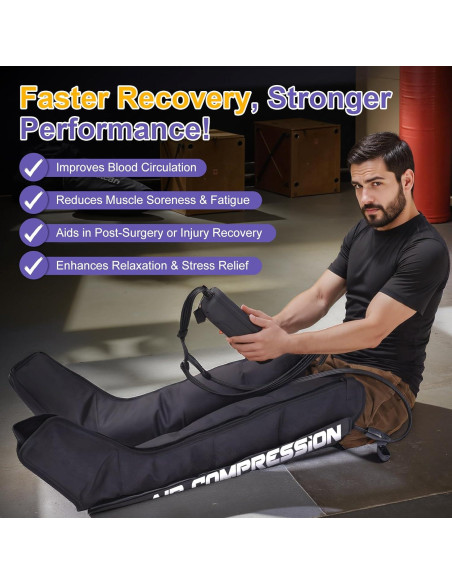 Masajeador de Piernas Inalámbrico Voinnokal - Terapia de Compresión