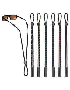 Correa para Gafas Nylon Ajustable Unisex 32 cm - 6 Piezas