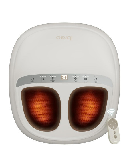 Masajeador de pies Shiatsu Beirelaxed Pie 3 con calor y compresión