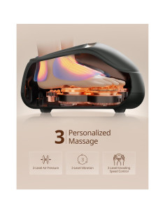 Masajeador de pies Shiatsu Beirelaxed Pie 3 con calor y compresión 2