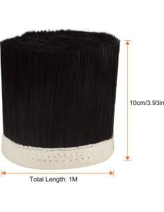 Cepillo de Polvo Acrux7 100mm para Router CNC Negro 2