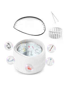 Limpiadora Ultrasónica de Joyas Gooljor 200ml 42kHz Acero Inoxidable