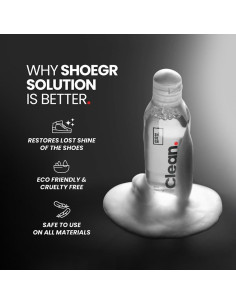 Kit de Limpieza de Zapatos Ultimate SHOEGR 100ml - Unisex Adulto 2