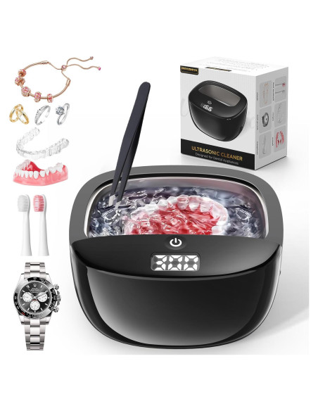 Limpiador Ultrasónico BEKOMIYA 150ML para Dentaduras y Joyería