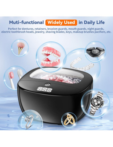 Limpiador Ultrasónico BEKOMIYA 150ML para Dentaduras y Joyería