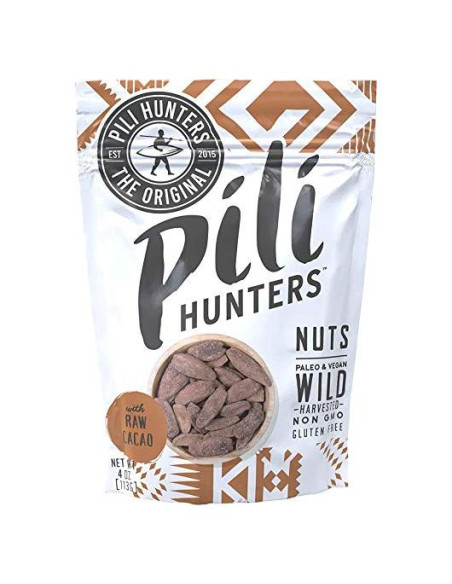 Nueces de Pili Germinadas Pili Hunters 113.4g Snack Vegano