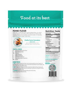 Harina de Fonio Quay Naturals 907g Sin Gluten No Transgénico 2