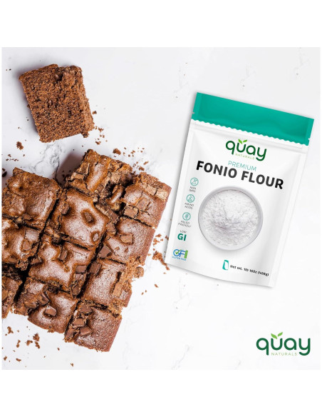Harina de Fonio Quay Naturals 907g Sin Gluten No Transgénico