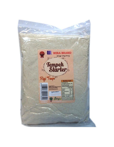 Iniciador de Tempeh Wira Ragi 500g - Fermento Natural
