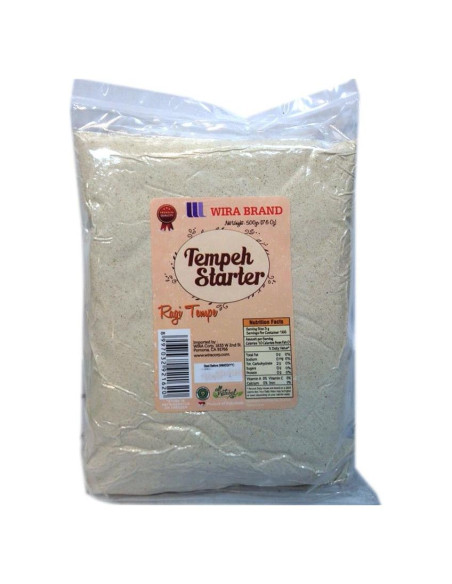 Iniciador de Tempeh Wira Ragi 500g - Fermento Natural