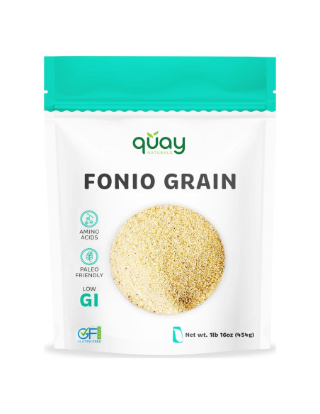Fonio Quay Naturals 453g - Grano Superalimentario Sin Gluten