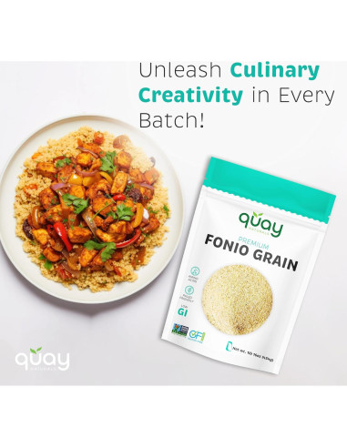 Fonio Quay Naturals 453g - Grano Superalimentario Sin Gluten