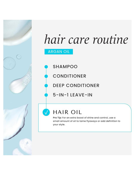 Aceite Capilar Reparador HASK Argan 3x71.5ml Vegano Sin Sulfatos