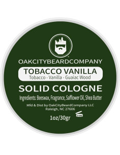 Colonia Sólida Vainilla de Tabaco Oak City - 30g 2