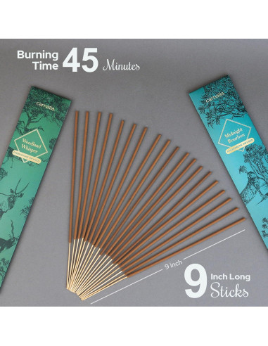 Incienso Carnatia Man Cave - 2 Aromas Masculinos Infundidos