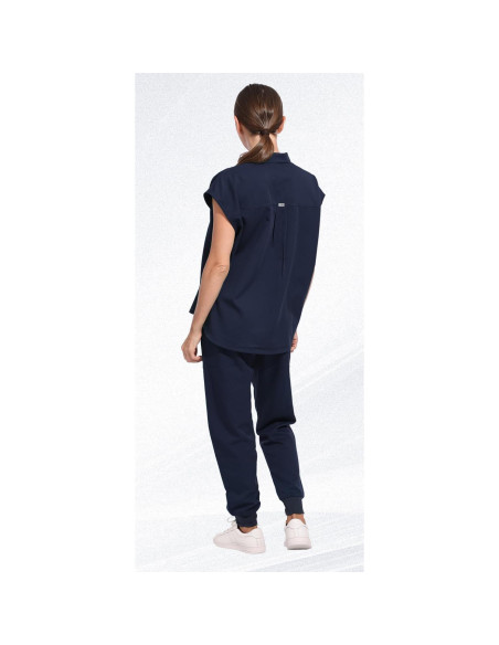 Conjunto de Scrubs para Mujeres Eadflie - Top Sin Mangas y Pantalones Jogger