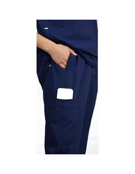 Conjunto de Scrubs para Mujeres Eadflie - Top Sin Mangas y Pantalones Jogger