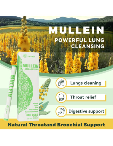 Bolígrafo Difusor Herbal Puffora Mullein 1 Paquete 45g