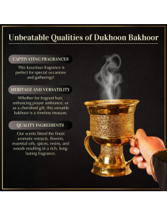 Dukhoon Al Khaleeji Oud Bakhoor 40g - Incienso Árabe Lujoso 2