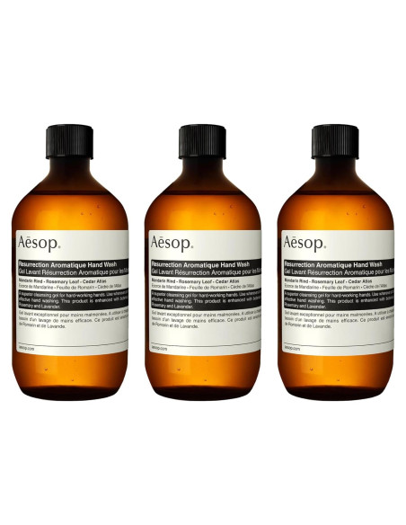 Jabón de Manos Aesop Resurrección 500mL - Pack de 3
