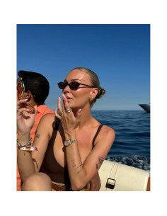 Gafas de sol ovaladas GUVIVI 90s UV protección mujeres 2